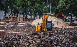 Excavate Rocky Land
